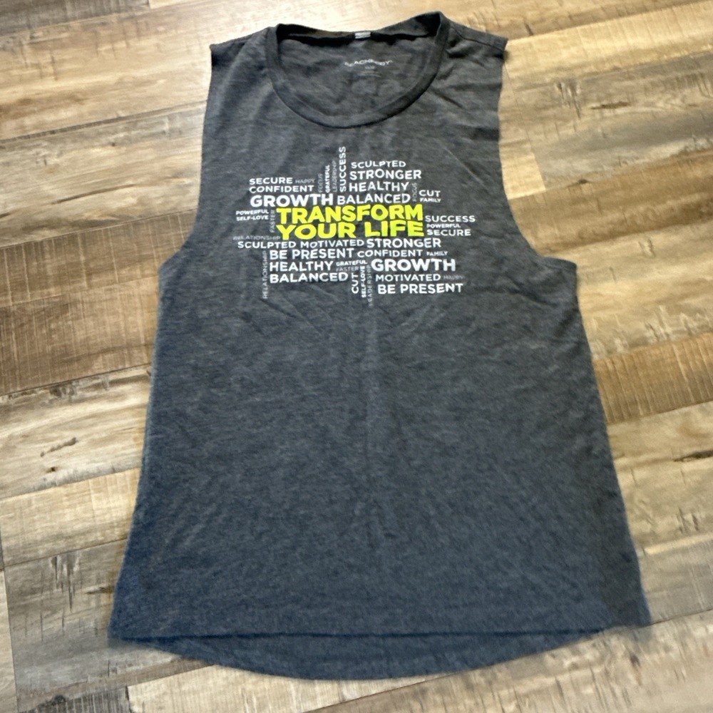 Beachbody Muscle By Tank Women's Sz M Performance Gym Transform 20